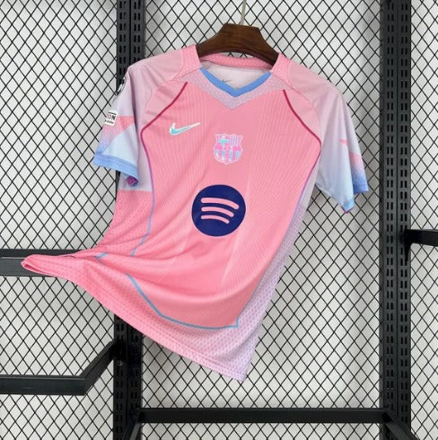 2025/2026 Barcelona Special Edition Pink Football Shirt