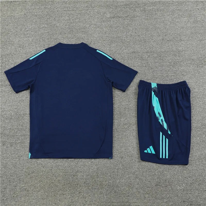 2024-2025 Arsenal Blue Short Sleeve Training Suit
