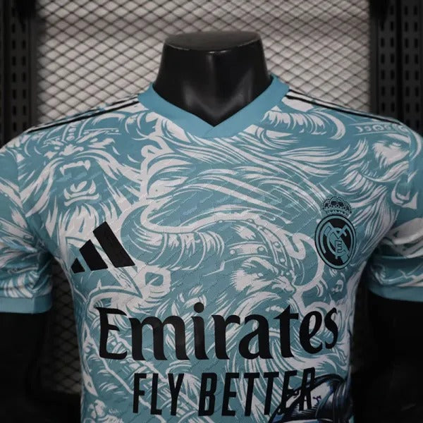 25/26 Real Madrid Sky Blue Special Edition Fans Soccer Jersey