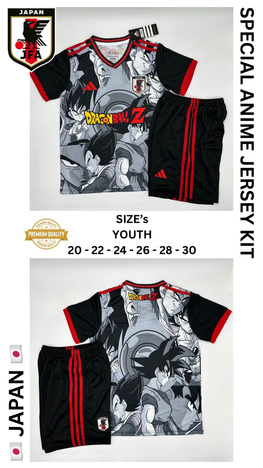 Japan Special Anime Jersey Kit For Kids 2025/2026