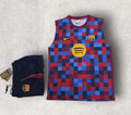 2025/2026 Barcelona Sleeveless Pre-Match Training Suit Red/Blue/Black