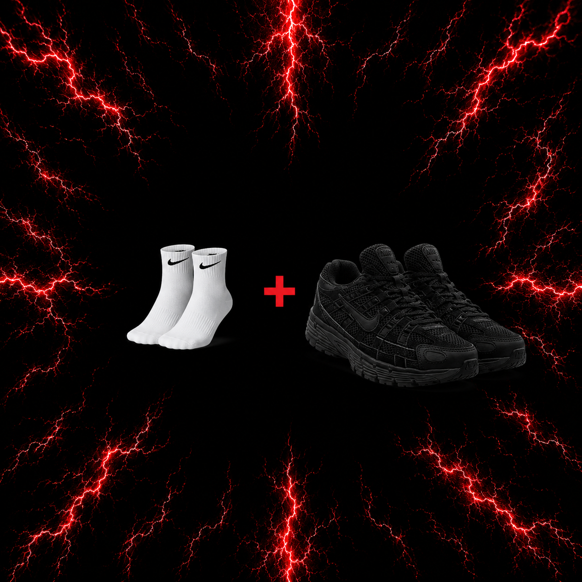 Nike P-6000 Triple Black