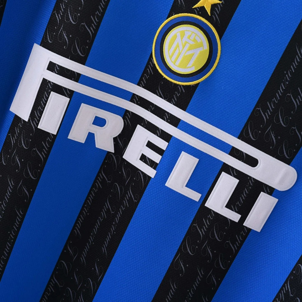 1997/1998 Retro Long Sleeve Inter Milan Home Football Shirt 1:1