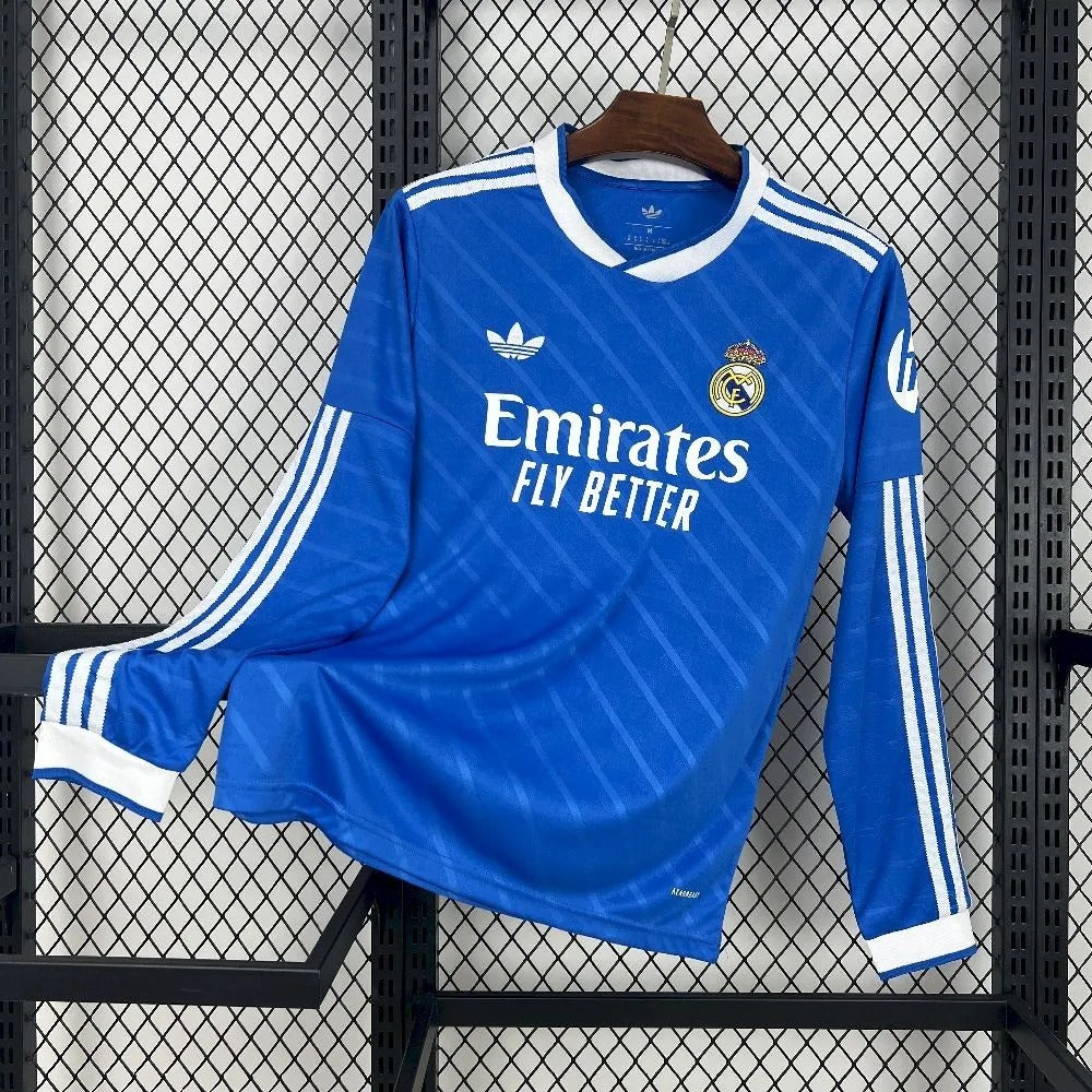 2025-2026 Real Madrid Third Player Version Long Sleeve Jersey