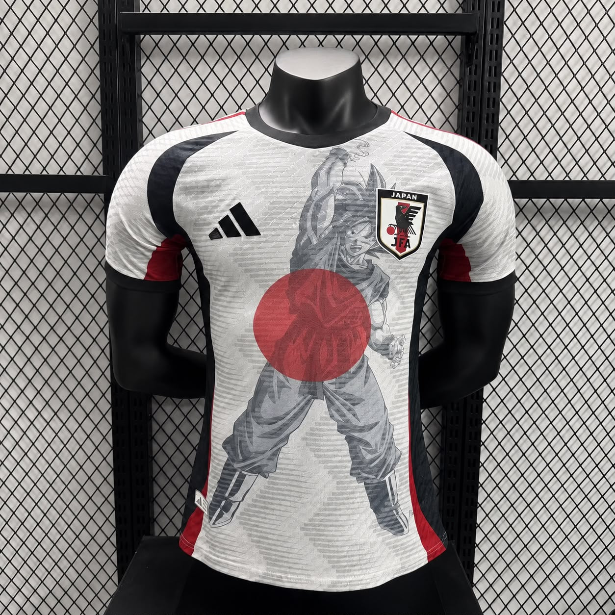Japan Dragon Ball Z Goku-Themed National Team Football Shirt