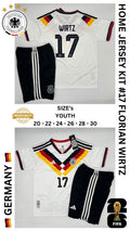 Germany Home Jersey Kit For Kids 2025/2026