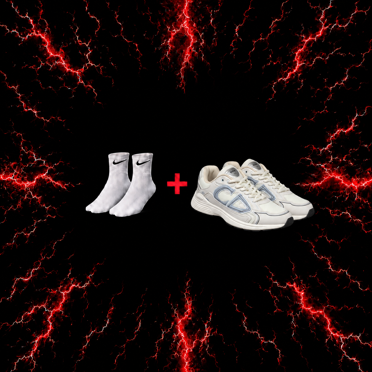Dior B30 Reflective All White