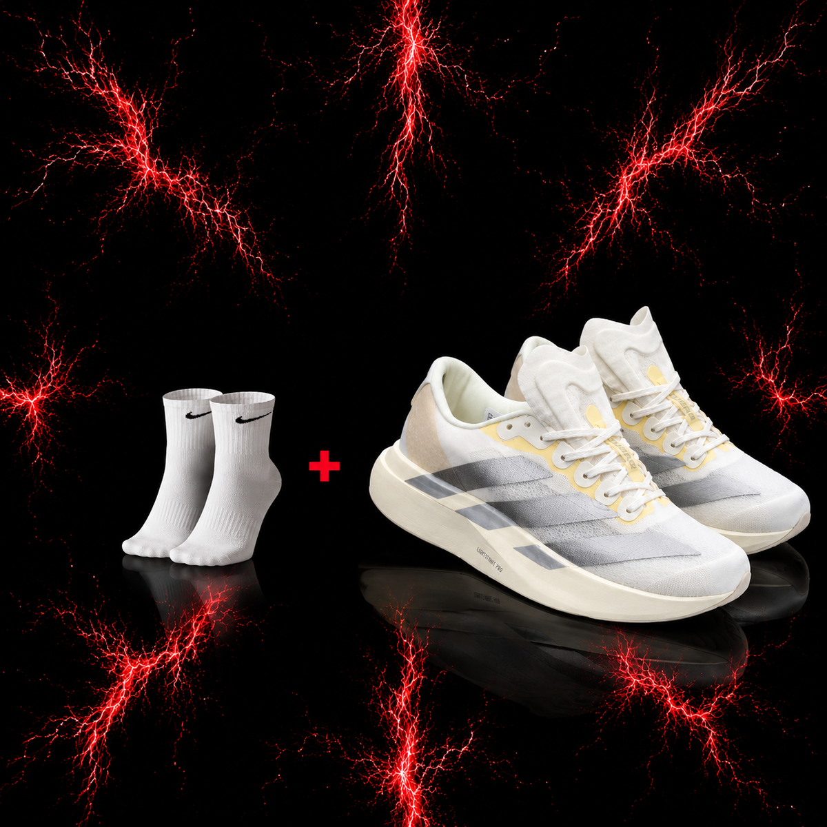 Adidas Adizero White/Silver