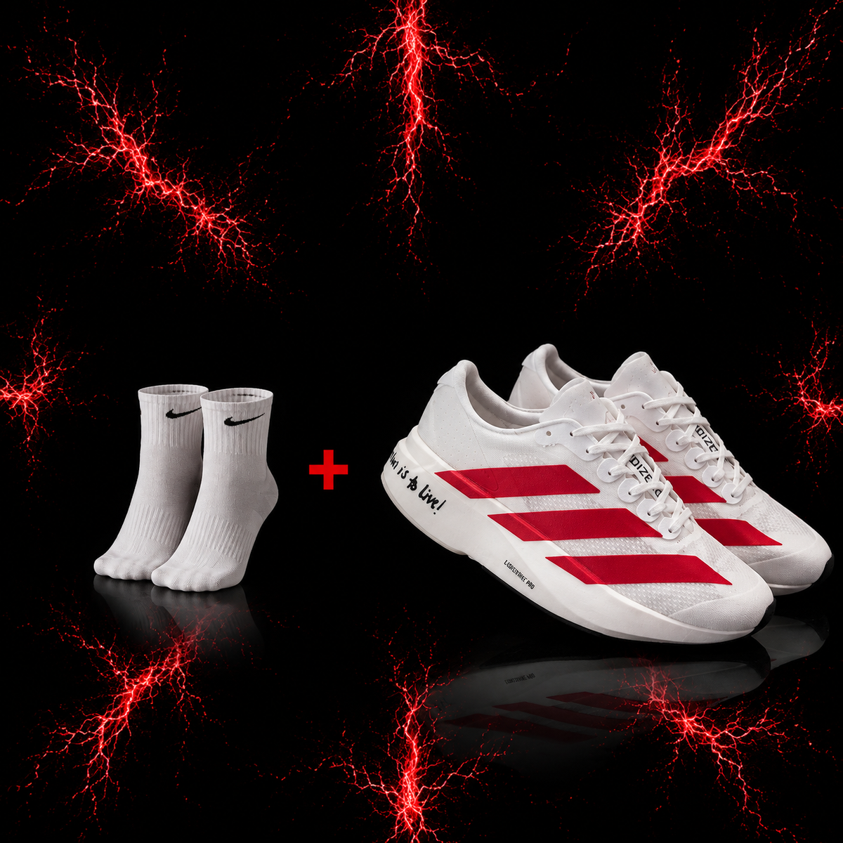 Adidas Adizero White/Red