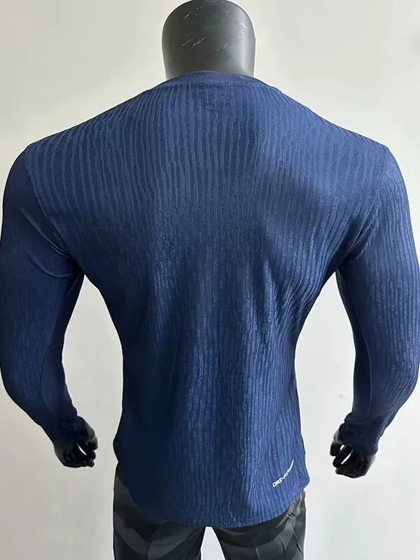 2025-2026 PSG Home Player Version Long Sleeve Soccer Jersey