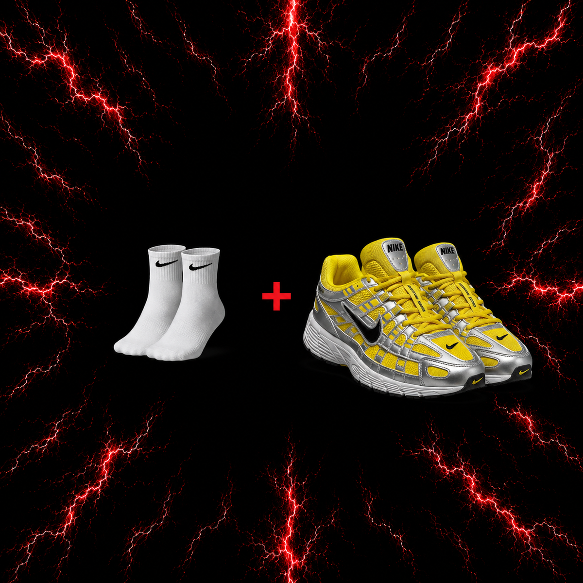 Nike P-6000 Yellow/Grey/White