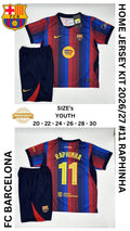 Barcelona Home Jersey Kit For Kids 2026/2027