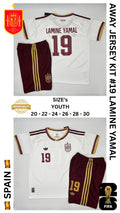 Spain Away Jersey Kit For Kids 2026/2027