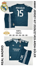 Real Madrid Away Jersey Kit For Kids 2026/2027