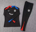 2024/2025 Barcelona Half Pull Tracksuit Black/Red/Blue