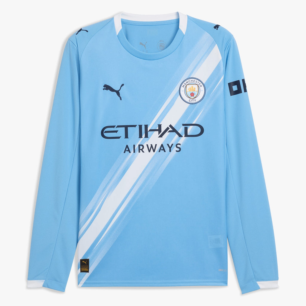 Manchester City Home Jersey 2025/26 Long Sleeve