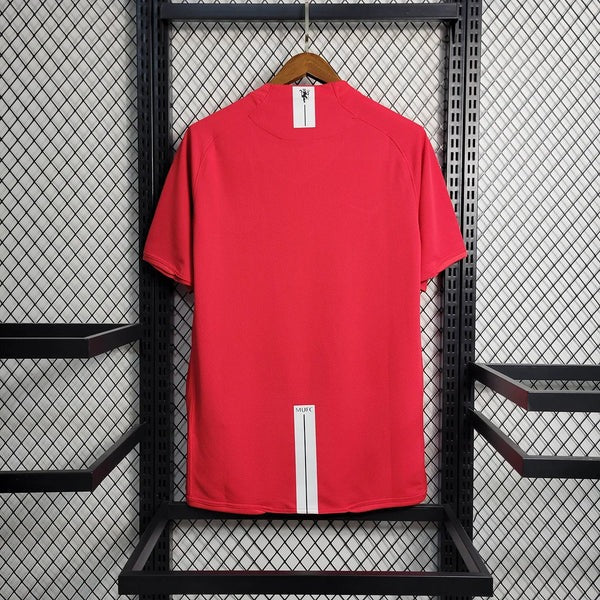 2007/2008 Retro Manchester United Home Champions League Edition Football Shirt