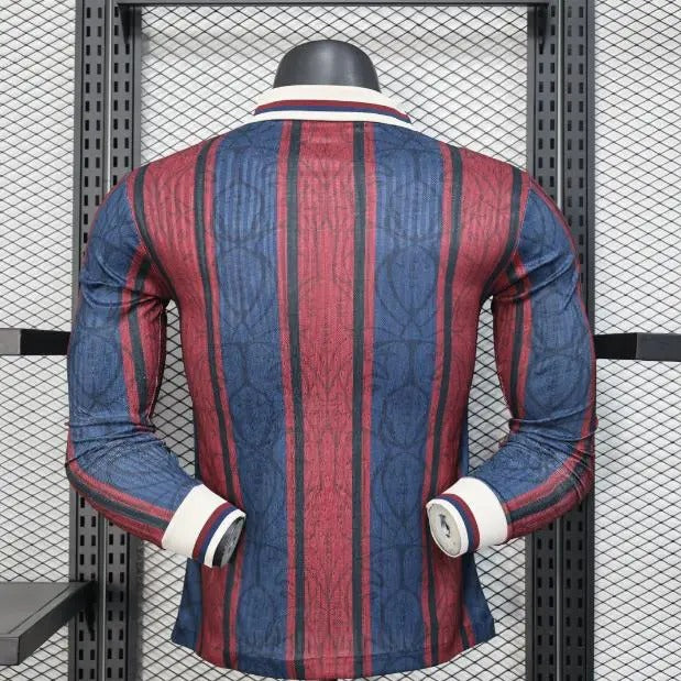 Modernist FC Barcelona Polo 2025/26 Long Sleeve Player Version