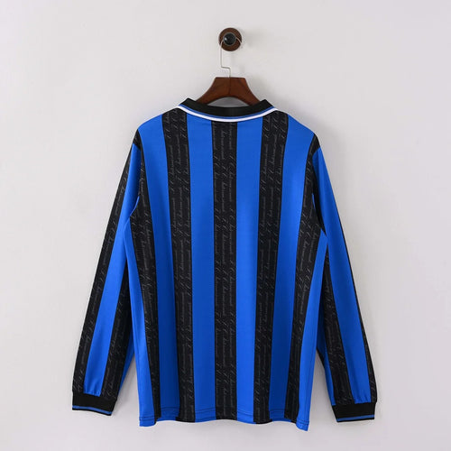 1997/1998 Retro Long Sleeve Inter Milan Home Football Shirt 1:1