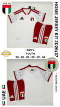 Uae Home Jersey Kit For Kids 2026/2027