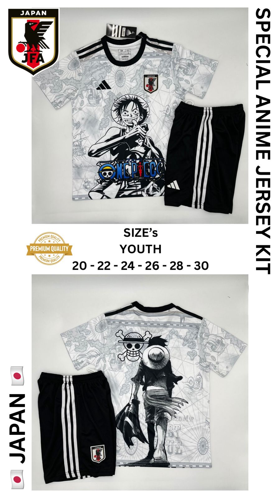 Japan Special Anime Jersey Kit For Kids 2025/2026