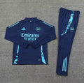 2025/2026 Arsenal Half-Pull Tracksuit Dark Blue/Blue