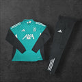 2024/2025 Liverpool Half-Pull Tracksuit Green/Black/White