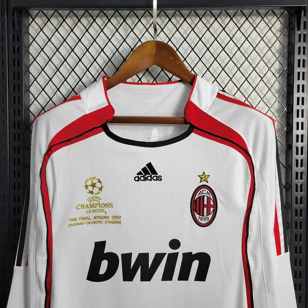 2006/2007 Retro Long Sleeve AC Milan Away Football Shirt 1:1