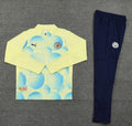 2025/2026 Manchester City Half-Pull Tracksuit Yellow/Blue