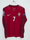 2016/2017 Portugal Home Long Sleeve Football Jersey