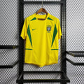 2002 Retro Brazil Home Jersey