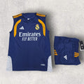 2025/2026 Real Madrid Sleeveless Pre-Match Training Suit Blue/Orange